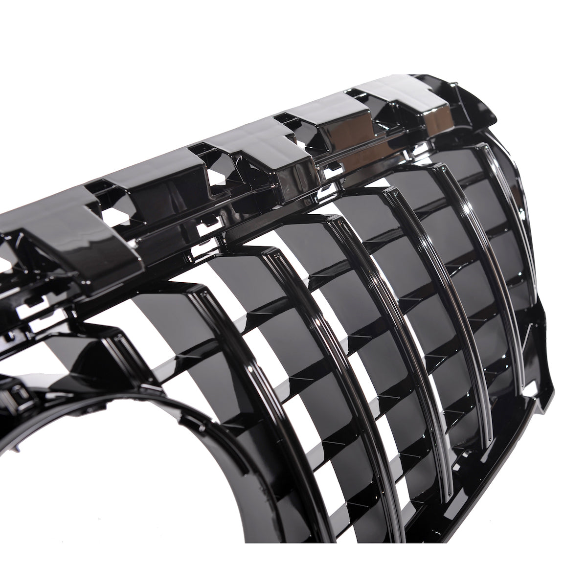 Front Grille Gloss Black Panamericana GT passend für Mercedes CLA C117 2016-2019 – Bild 4