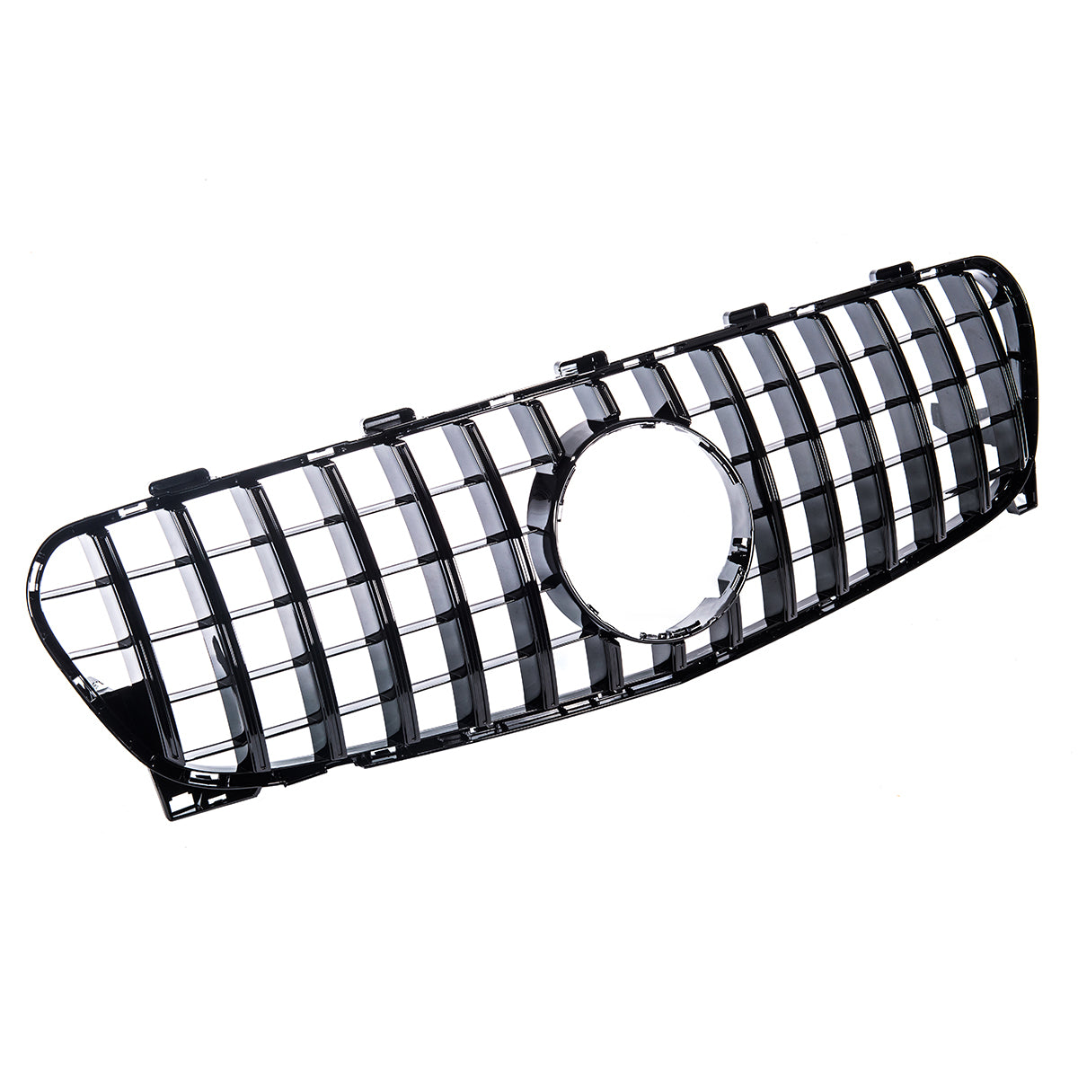 Front Grille Panamericana GT Gloss Black passend für Mercedes GLA X156 2017-2019 – Bild 3