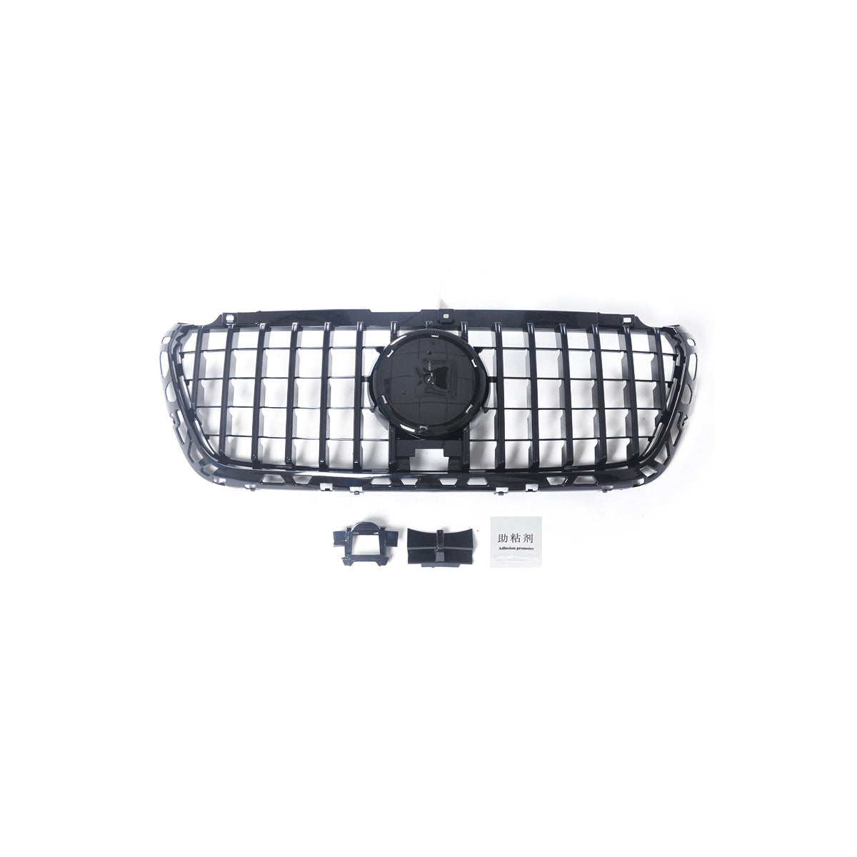GT Style Gloss Black Front Grille passend für Mercedes Sprinter W907 2018+ – Bild 2