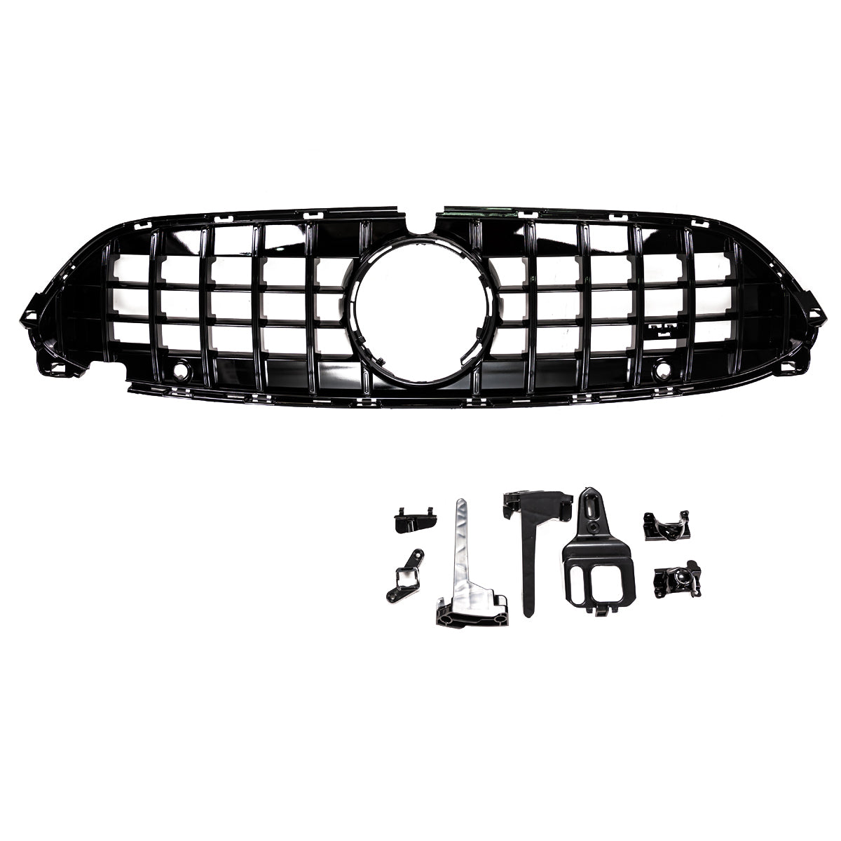 Front Grille Gloss Black Panamericana GT passend für Mercedes CLE C236 2023+ – Bild 2