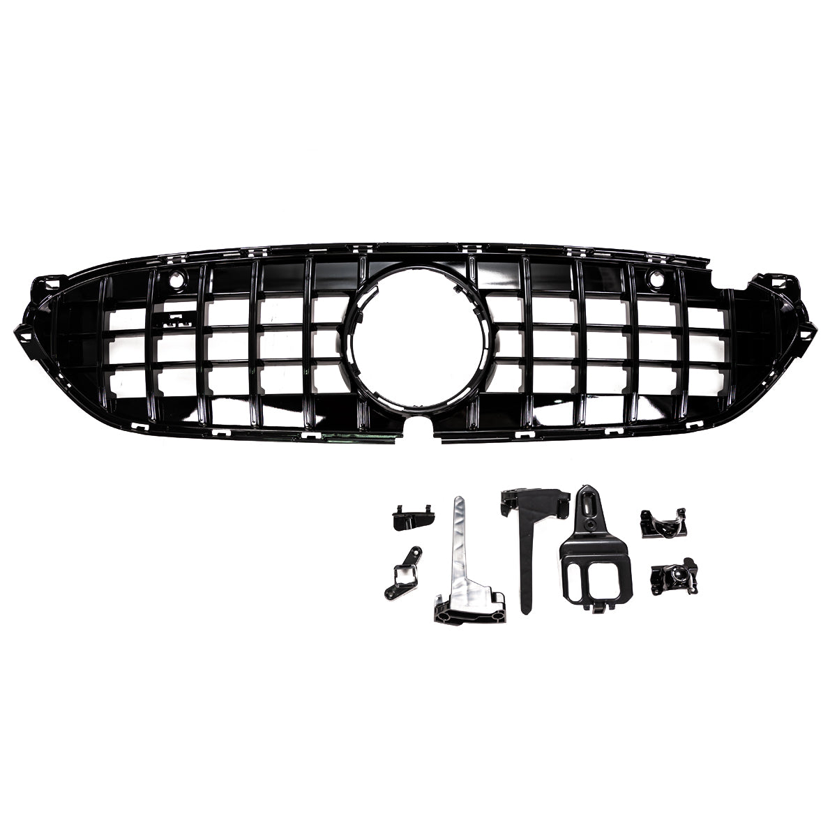 Front Grille Gloss Black Panamericana GT passend für Mercedes CLE C236 2023+ – Bild 3