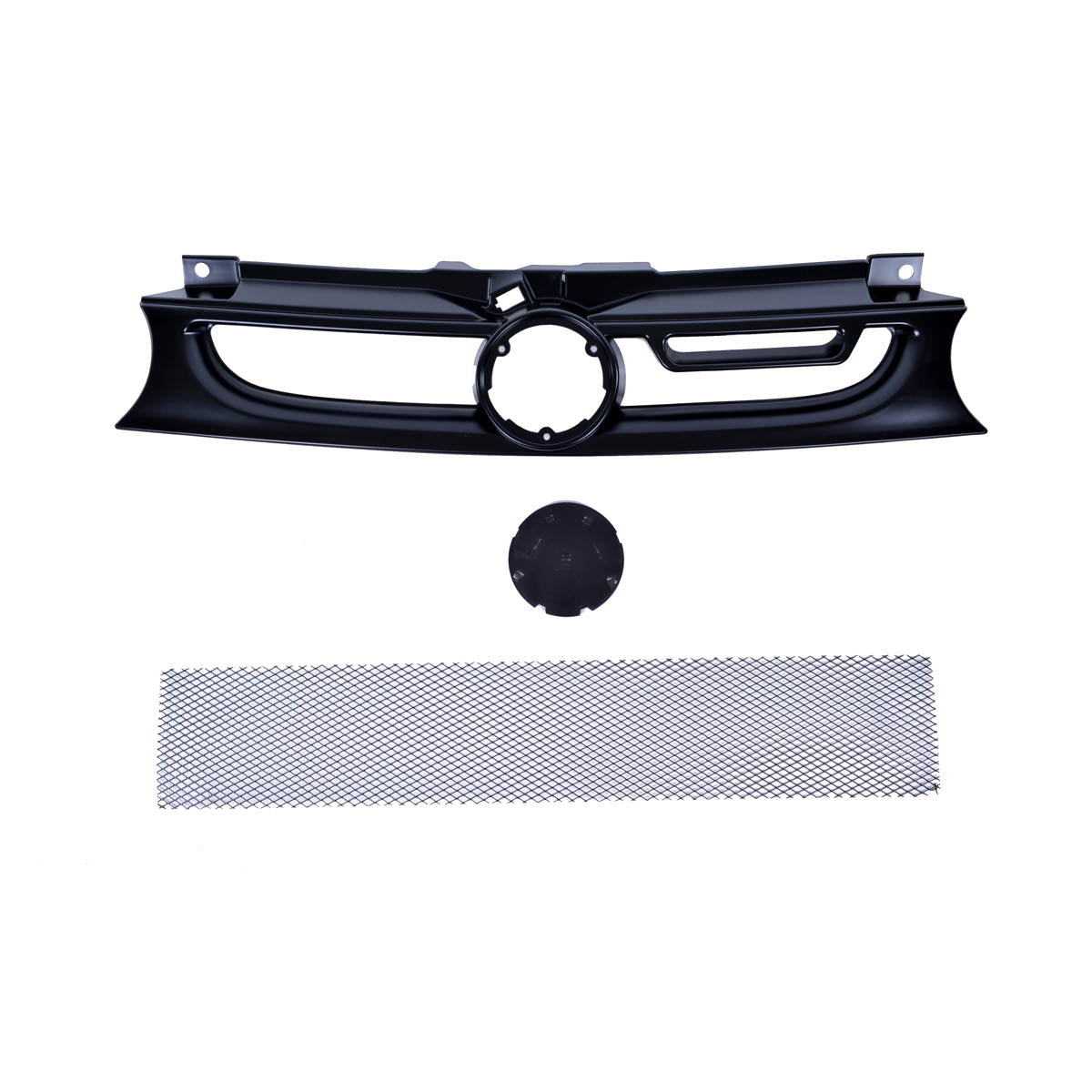 Front Grille Black with Aluminum Mesh passend für VW Golf 4 1998-2003 – Bild 2