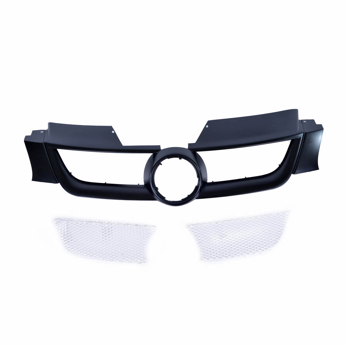 Front Grille Black with Aluminum Mesh passend für VW Golf 5 2003-2008 – Bild 2