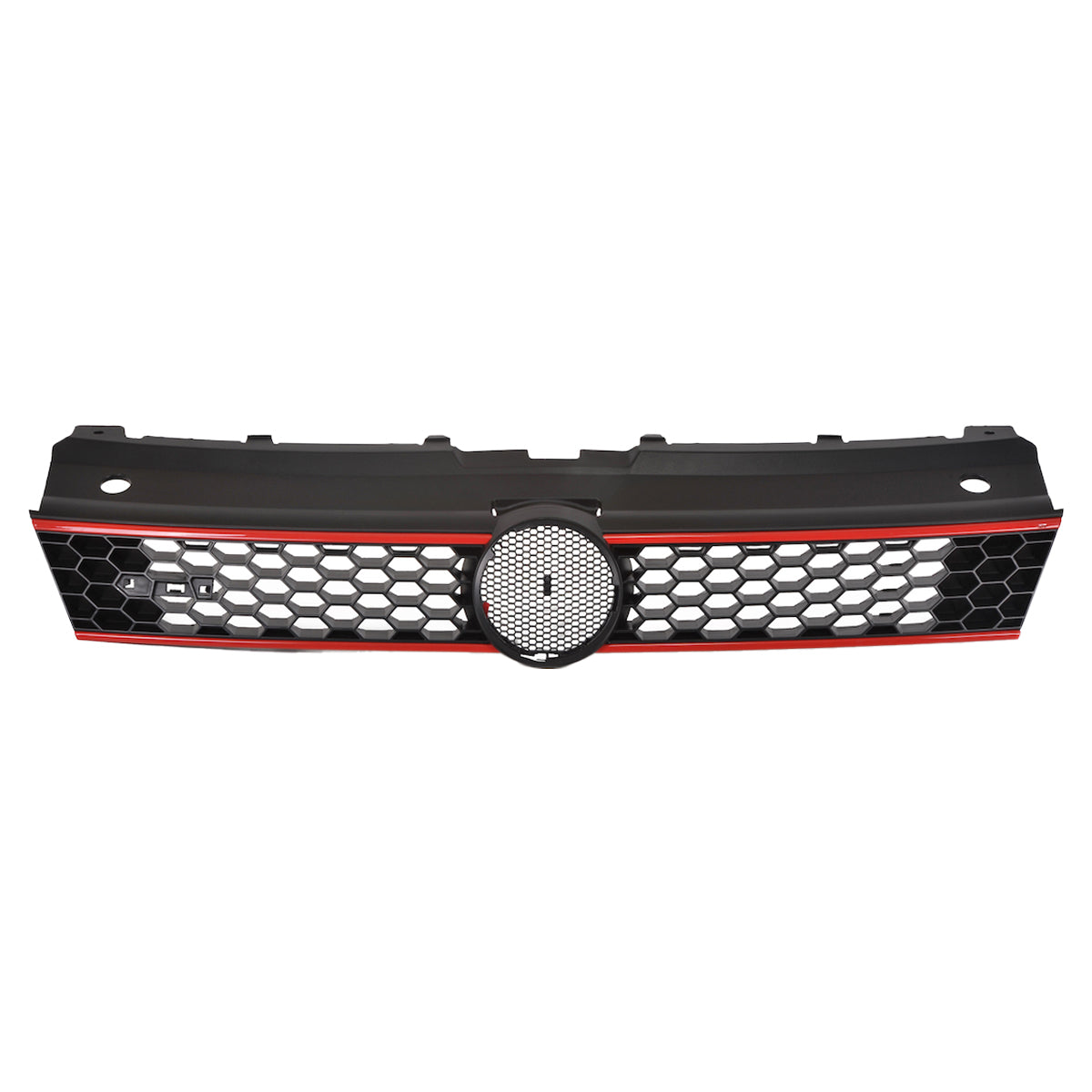 Front Grille Black with Red Strip passend für VW Polo V 6R 2009-2014 – Bild 2