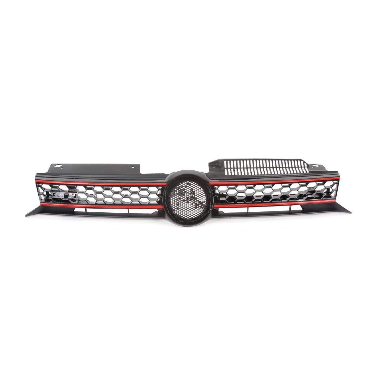Front Grille Black with Red Strip passend für VW Golf 6 GTI 2008-2012 – Bild 2