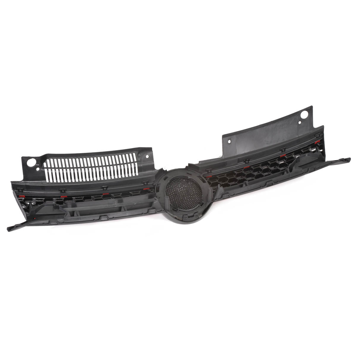 Front Grille Black with Red Strip passend für VW Golf 6 GTI 2008-2012 – Bild 4