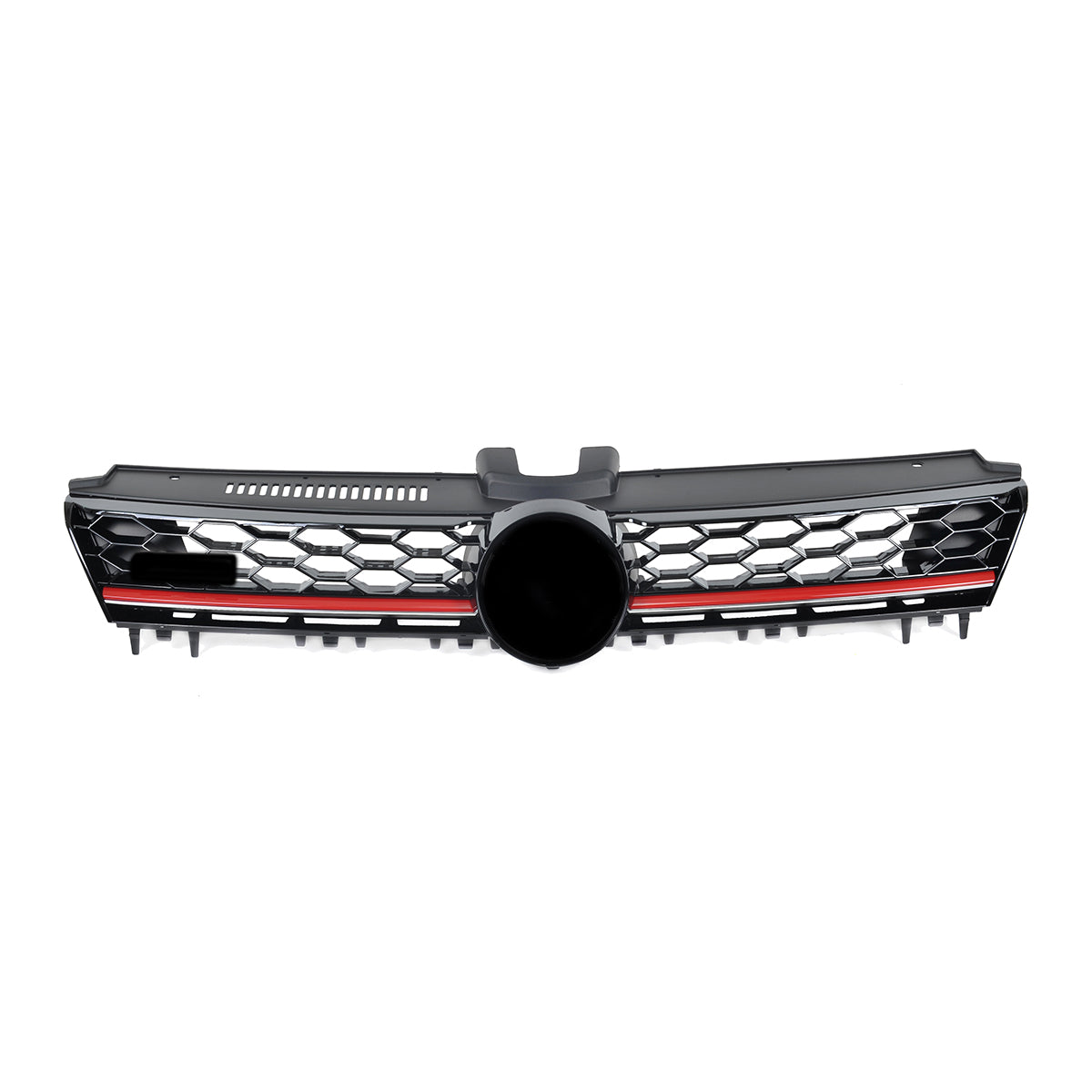 Front Grille Black with Red Strip passend für VW Golf 7 2012-2017 – Bild 2
