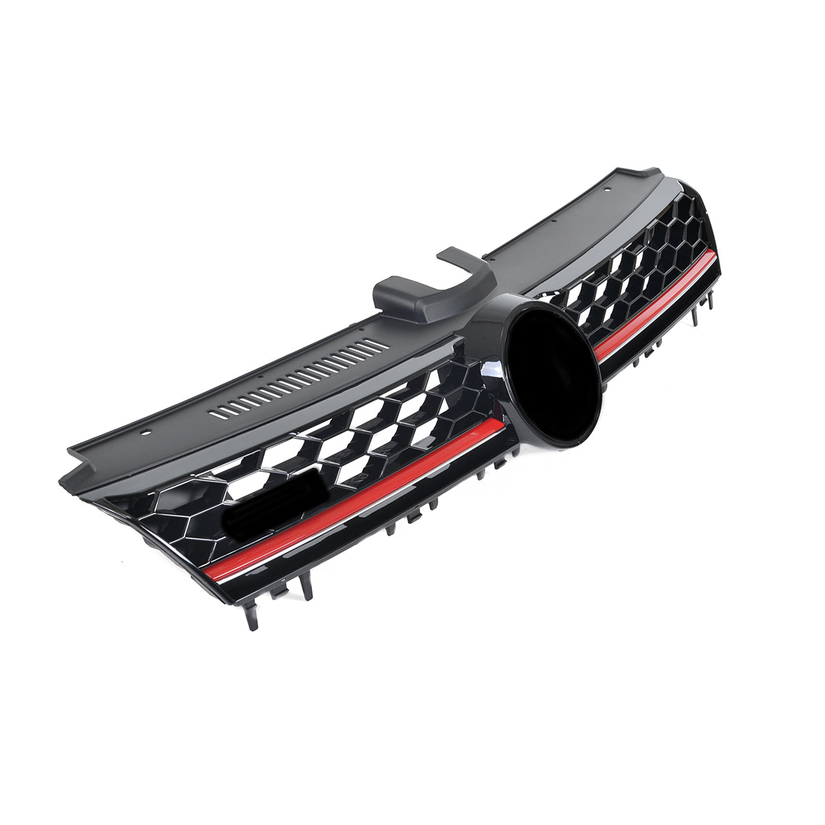 Front Grille Black with Red Strip passend für VW Golf 7 2012-2017 – Bild 3