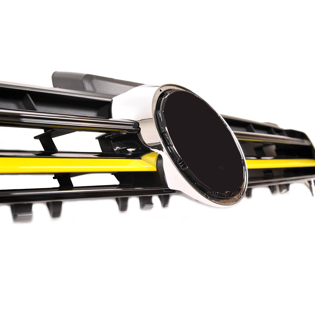 Front Grille Gloss Black Yellow Strip passend für VW Golf 7 2012-2017 – Bild 3