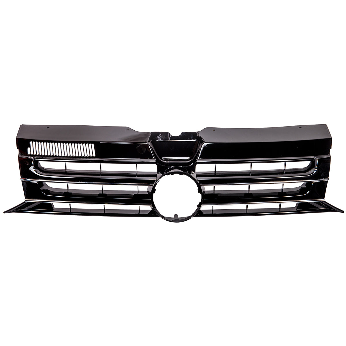 Grille Gloss Black with Chrome Stripes passend für VW Transporter T5.1 – Bild 2