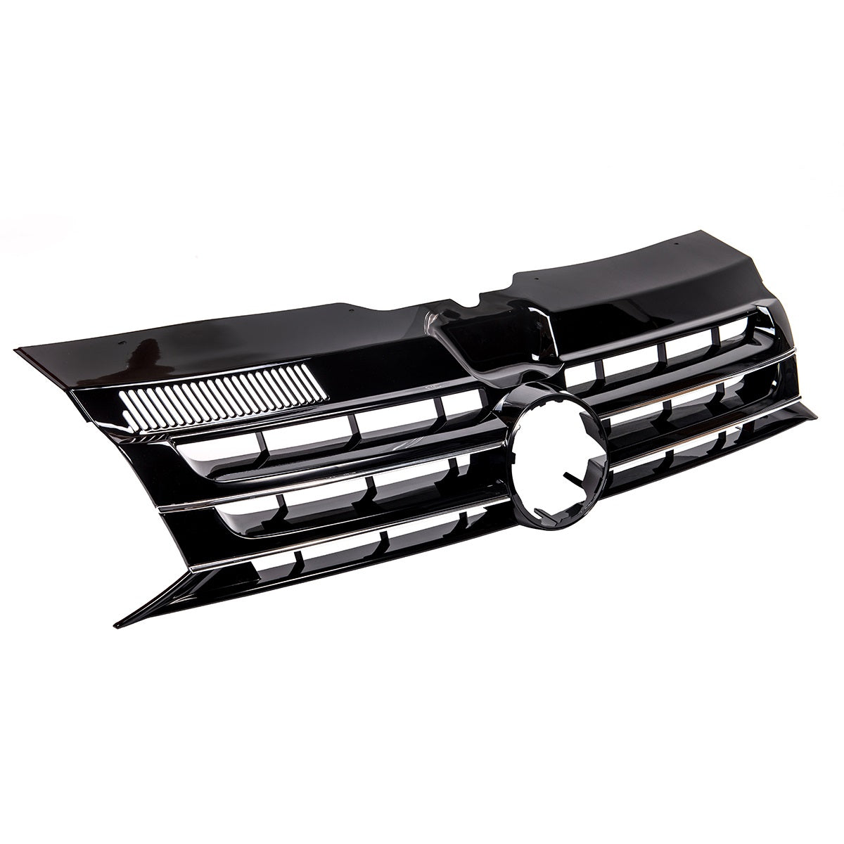 Grille Gloss Black with Chrome Stripes passend für VW Transporter T5.1 – Bild 3