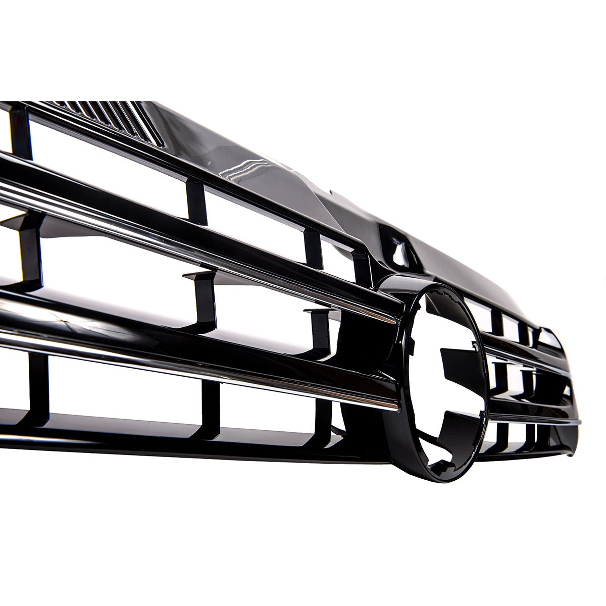 Grille Gloss Black with Chrome Stripes passend für VW Transporter T5.1 – Bild 4