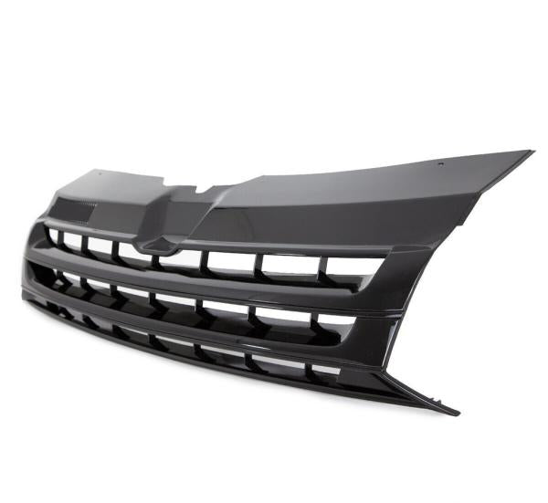 Kühlergrill Grill Clean hochglanz Schwarz Sportgrill passend für VW T5 GP Facelift 09-15
