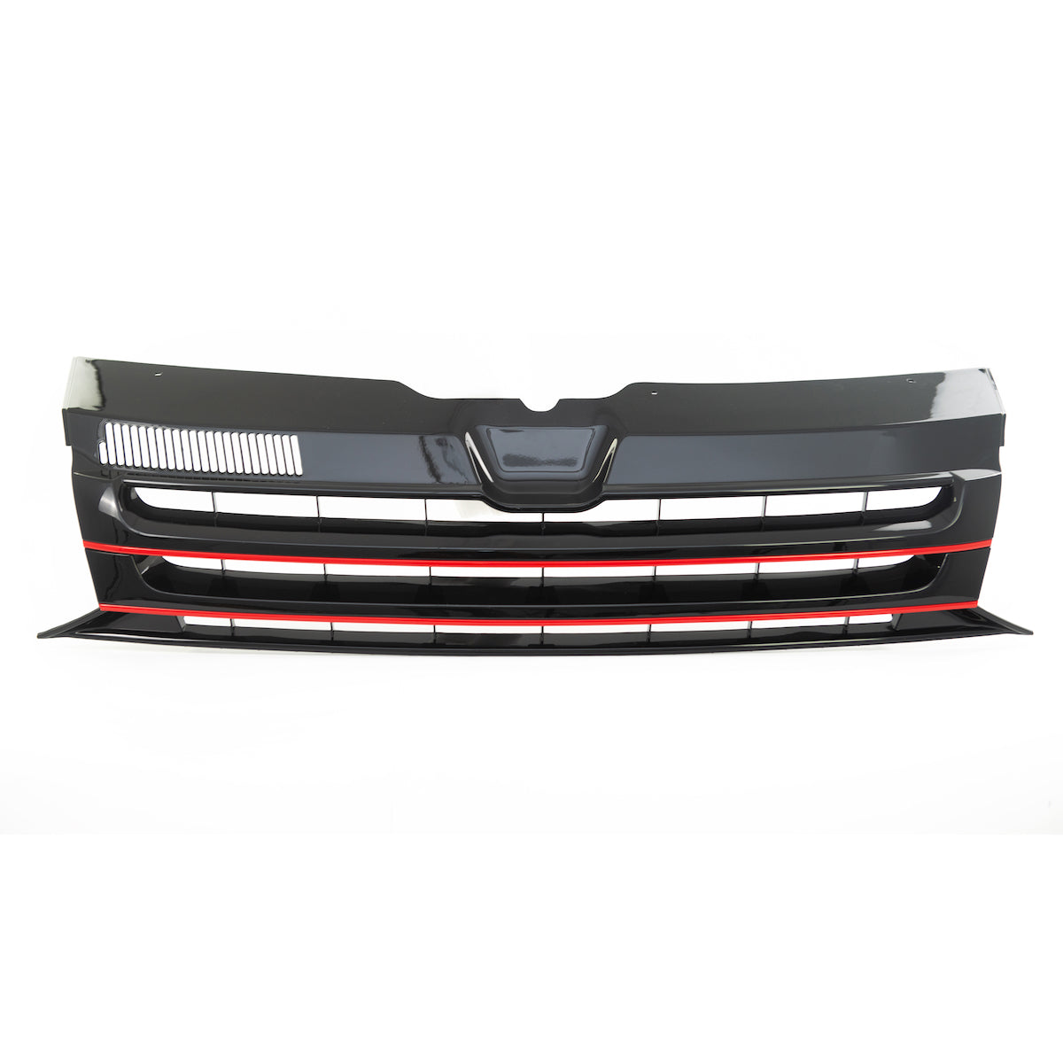 Badgeless Front Grille Red Strip passend für VW Transporter Multivan T5 09-15 – Bild 2