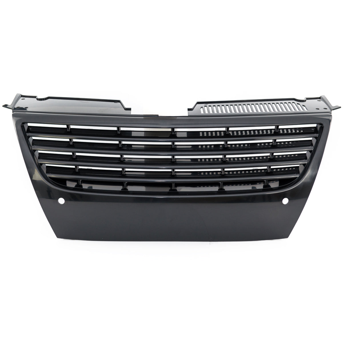 Black Badgeless Front Grille with PDC passend für VW Passat B6 3C 2005-2011 – Bild 2