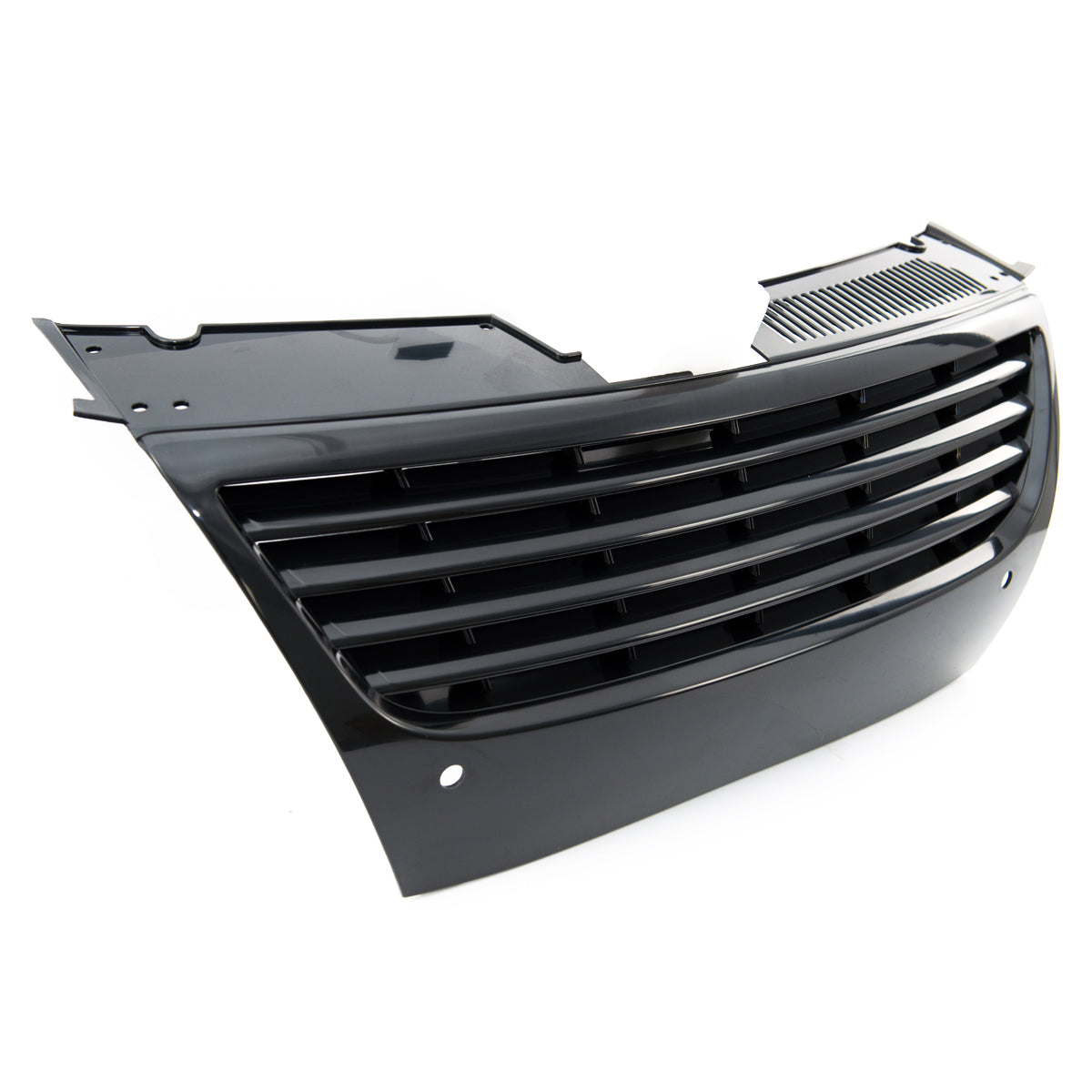 Black Badgeless Front Grille with PDC passend für VW Passat B6 3C 2005-2011 – Bild 3