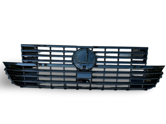 Kühlergrill Hochglanz Schwarz ohne Emblem passend für VW T6.1 Multivan Transporter 2019-