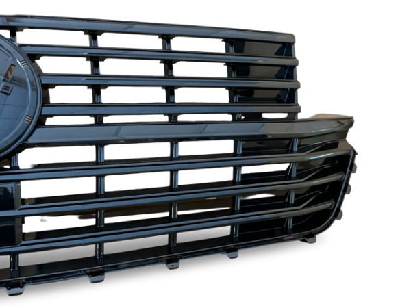 Kühlergrill Hochglanz Schwarz ohne Emblem passend für VW T6.1 Multivan Transporter 2019-