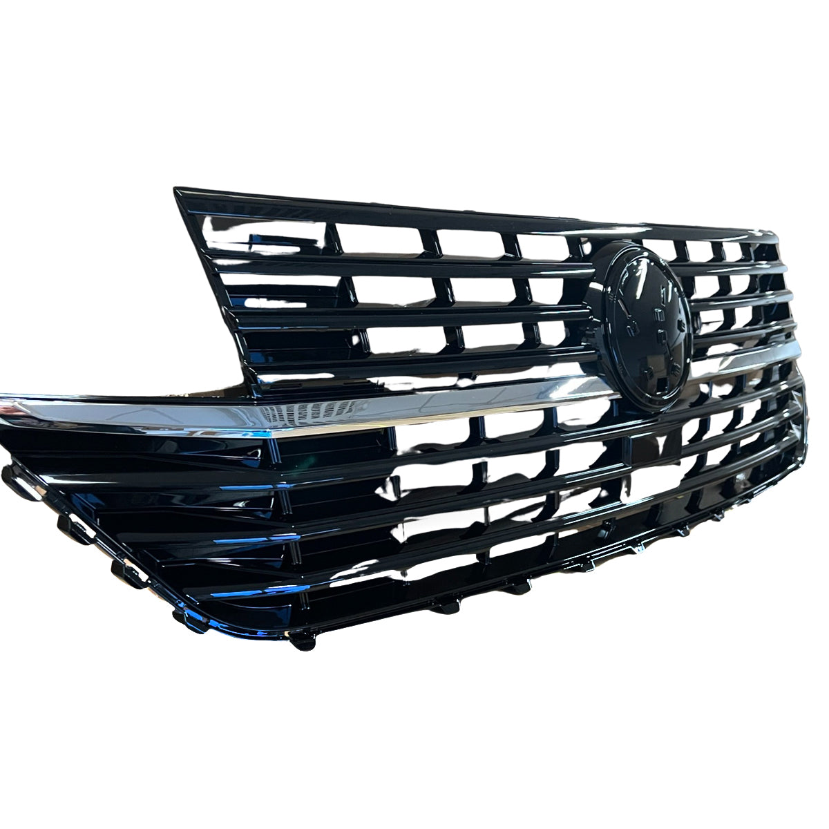 Front Grille Badged Gloss Black Chrome passend für VW T6.1 Transporter – Bild 3