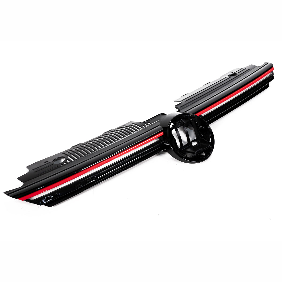 Front Grille with LED DRL Red Strip passend für VW Golf 8 2019-2024 – Bild 3