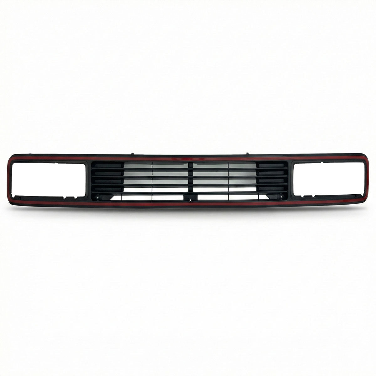 Badgeless Front Grille with Red Trim passend für Volkswagen T3 1979-1992 – Bild 2