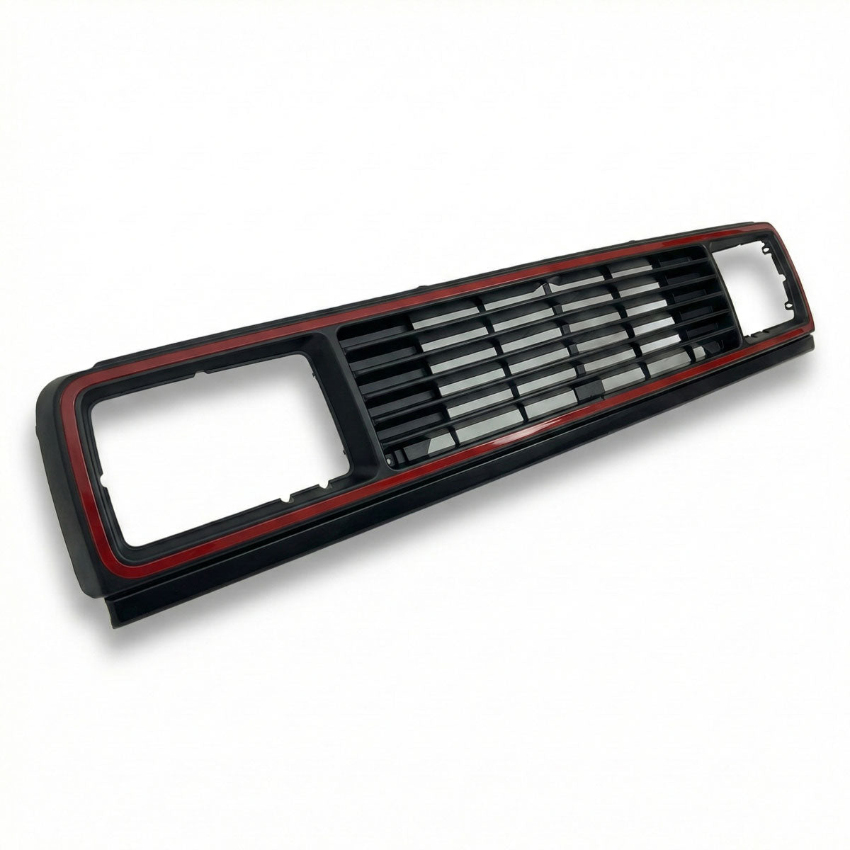 Badgeless Front Grille with Red Trim passend für Volkswagen T3 1979-1992 – Bild 3