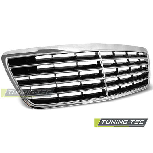 Sportgrill Chrom passend für Mercedes W210 E-Klasse 06.99-03.02
