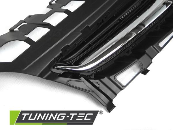 Sportgrill / Kühlergrill passend für Opel Astra J 12-15 (5-Türer) schwarz/chrom