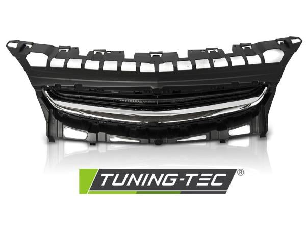 Sportgrill / Kühlergrill passend für Opel Astra J 12-15 (5-Türer) schwarz/chrom