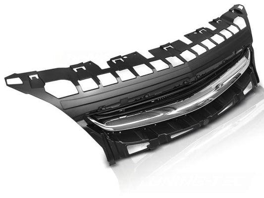 Sportgrill / Kühlergrill passend für Opel Astra J 12-15 (5-Türer) schwarz/chrom