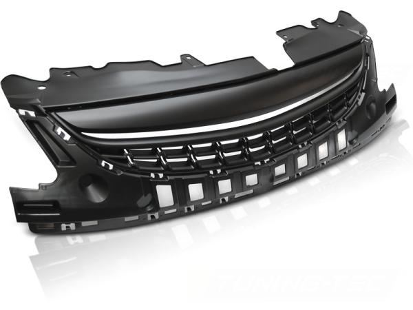 Sportgrill / Kühlergrill passend für Opel Corsa D 11-14 matt schwarz