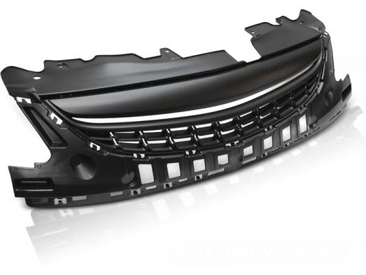Sportgrill / Kühlergrill passend für Opel Corsa D 11-14 matt schwarz