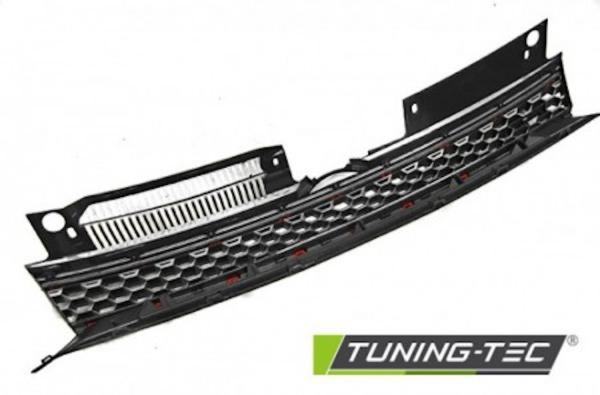 Sportgrill / Kühlergrill passend für VW Golf 6 09-12 schwarz/rot in Wabengitter Design