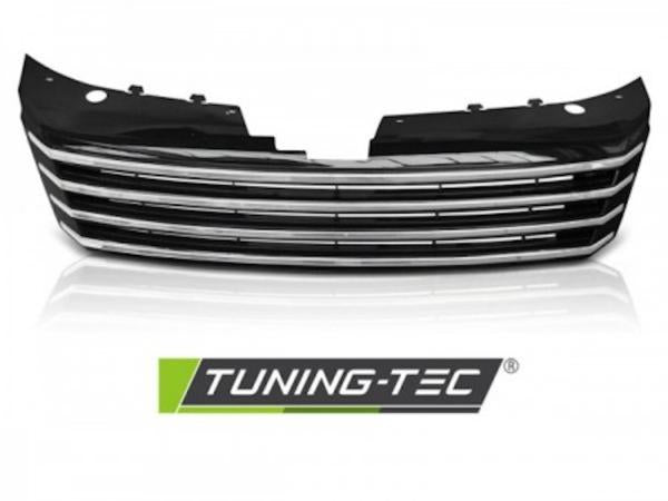 Sportgrill / Kühlergrill passend für VW Passat B7 10-14 schwarz/chrom