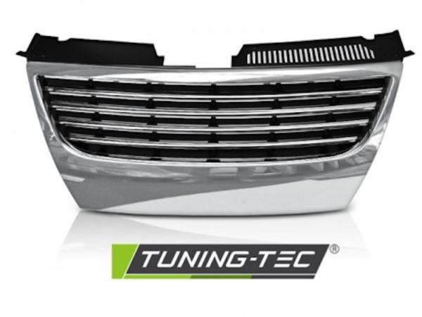 Sportgrill / Kühlergrill passend für VW Passat B6 (3C) 05-10 schwarz/chrom