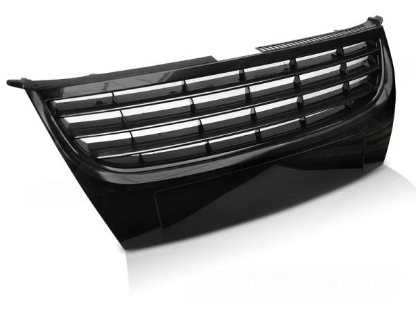 Sportgrill / Kühlergrill passend für VW Touran 1T GP (Facelift) 07-10 Hochglanz schwarz
