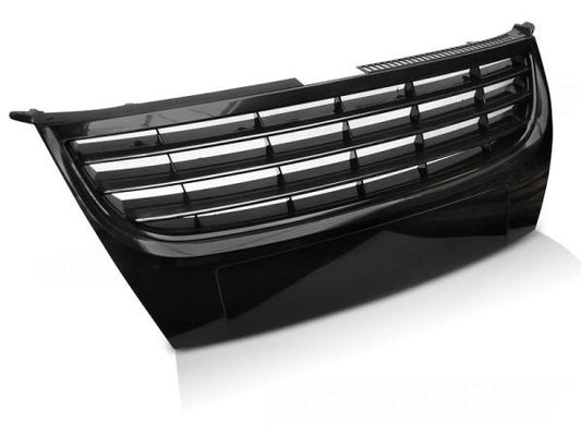 Sportgrill / Kühlergrill passend für VW Touran 1T GP (Facelift) 07-10 Hochglanz schwarz