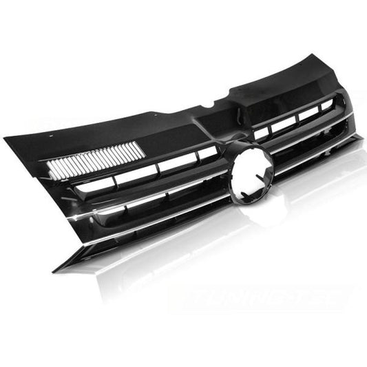 Sportgrill / Kühlergrill passend für Volkswagen T5 GP (Facelift) 10-15 schwarz/chrom
