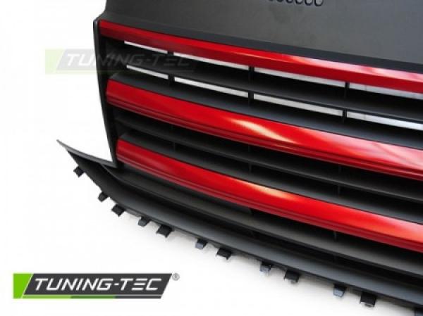 Sportgrill / Kühlergrill passend für VW T6 15-19 schwarz/rot