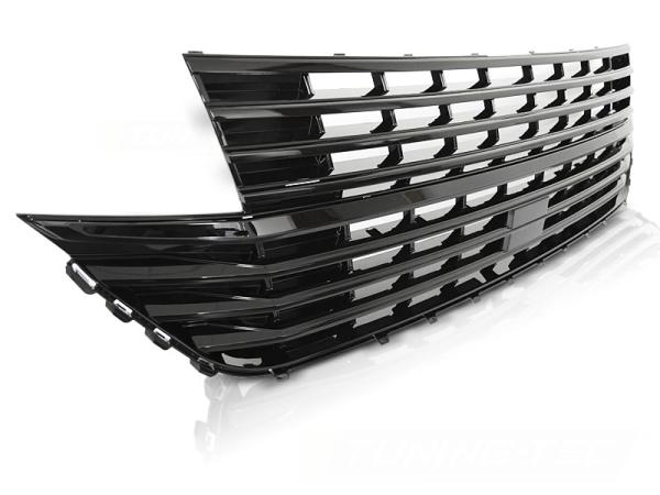 Sportgrill / Kühlergrill passend für Volkswagen T6.1 ab 2019 Hochglanz schwarz