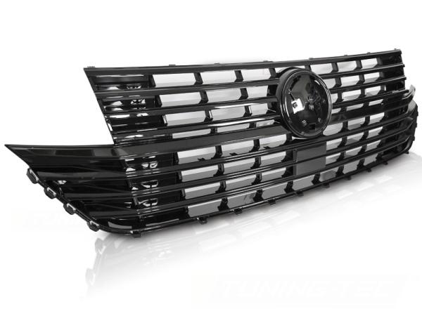 Kühlergrill passend für Volkswagen T6.1 ab 2019 Hochglanz schwarz