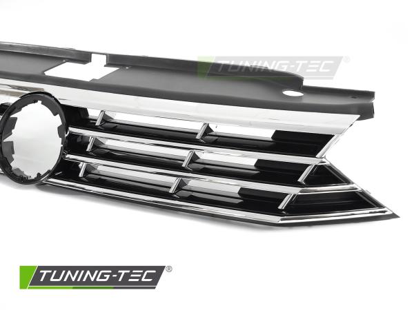 Sportgrill / Kühlergrill passend für Volkswagen Passat B8 14-19 schwarz/chrom