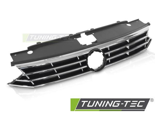 Sportgrill / Kühlergrill passend für Volkswagen Passat B8 14-19 schwarz/chrom