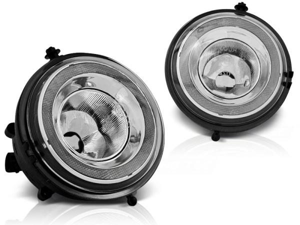 LED Nebelscheinwerfer / Tagfahrlicht passend für Mini Cooper R55 / R56 / R57 Schwarz