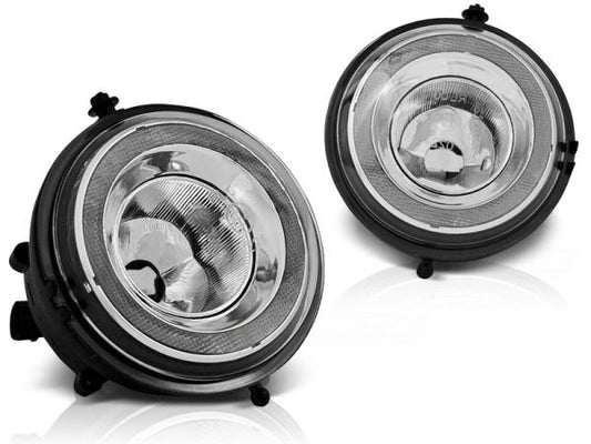 LED Nebelscheinwerfer / Tagfahrlicht passend für Mini Cooper R55 / R56 / R57 Schwarz