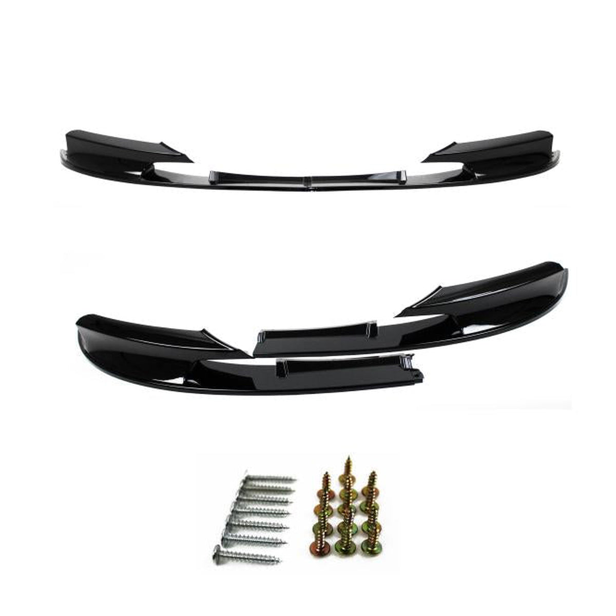 Frontspoilerlippe schwarz glänzend mit ABE passend für BMW F30, F31 10/2011-2019 (nur passend für M-Paket)