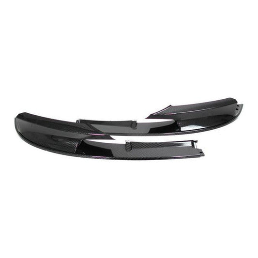 Frontspoiler Frontspoilerlippe Carbon Optik, 2-teilig mit ABE passend für BMW F30, F31, 10/2011-2019 (nur passend für M-Paket)