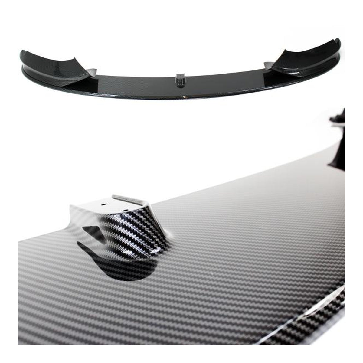 Frontspoiler Ansatz Lippe Stossstange Sport Performance mit ABE Carbon Optik 3-teilig, passend für BMW 4er F32/ F33/ F36, 2013-2021