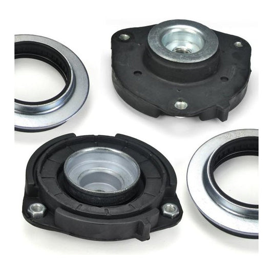 2x Domlager VA schwarz passend für VW Golf 5, Jetta 3, CADDY 3, Passat