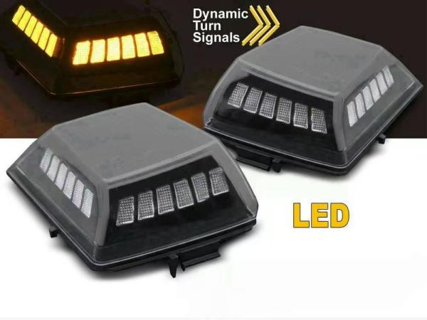 LED Frontblinker Set passend für  Mercedes Benz G-Klasse W464 18+ schwarz dynamisch